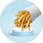 Plain French Fries Box